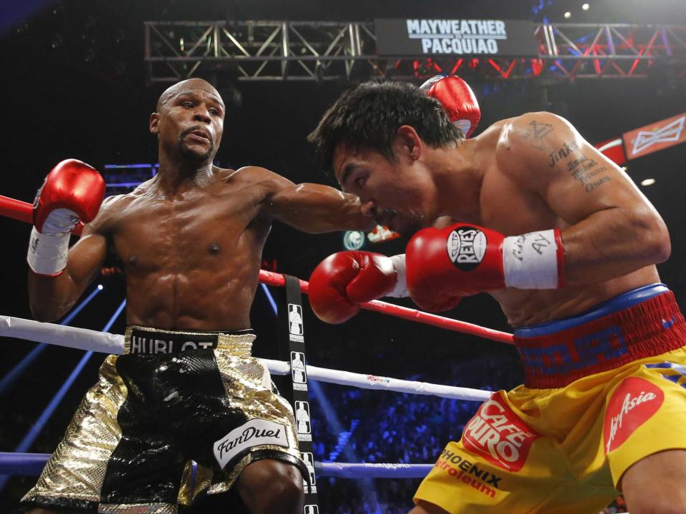 Floyd Mayweather and Manny Pacquiao