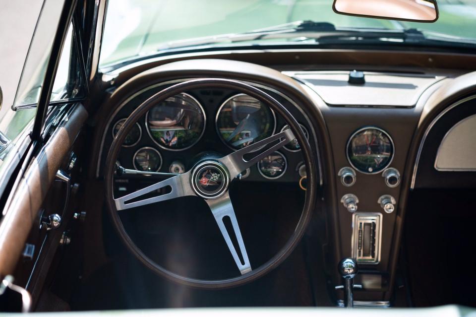 Fromer Vice President and current presumptive presidential nominee Joe Biden's 1967 Corvette. 