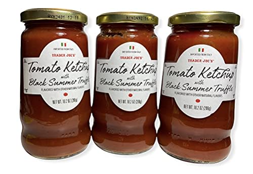 Trader Joe's Tomato Ketchup with Black Summer Truffle (Pack of 3)