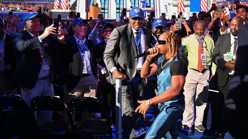 Lil Jon performing during the 2024 Democratic National Convention in Chicago on August 20. - Austin Steele/CNN