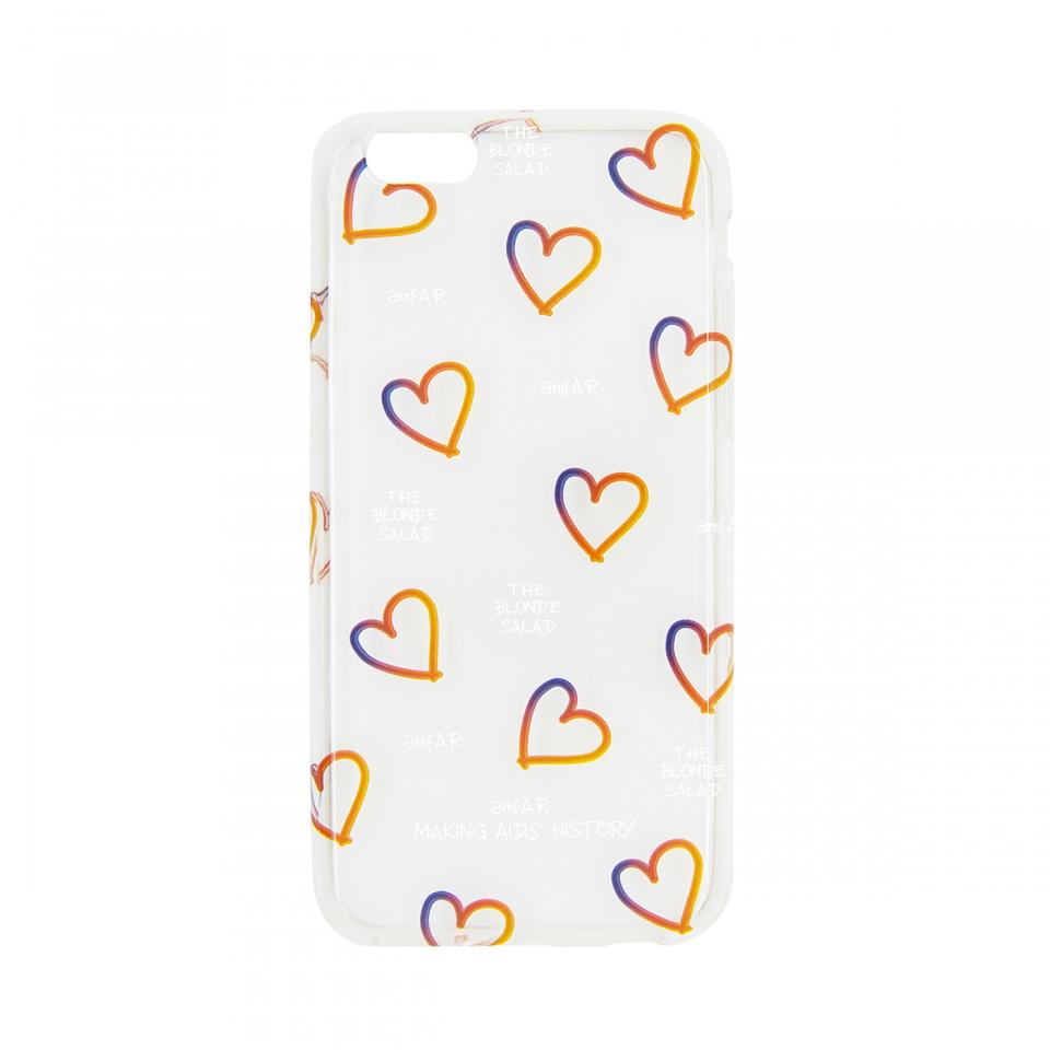 <p>Your friends will love this cute heart iPhone case even more once they find out that 100% of the sales go to AIDS charity amfAR, thanks to mega blogger babe The Blonde Salad.<a rel="nofollow noopener" href="http://shop.theblondesalad.com/us_en/iphone-6-6s-case-amfar-plastic-clear.html" target="_blank" data-ylk="slk:[The Blonde Salad, £24];elm:context_link;itc:0;sec:content-canvas" class="link "><em> [The Blonde Salad, £24]</em></a> </p>