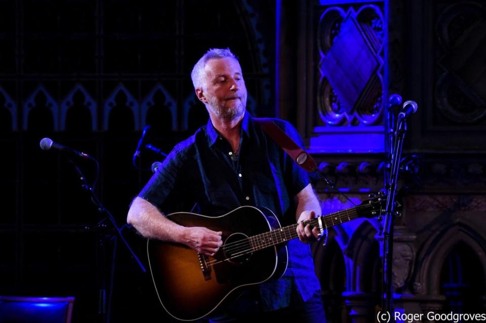 Billy Bragg performs at Union Chapel for homelessness charity Streets of London (Roger Goodgroves)