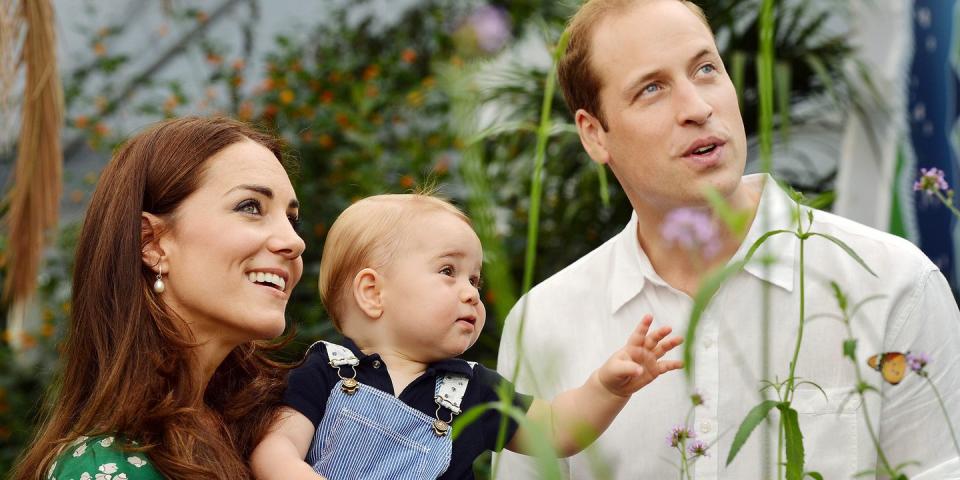 Prince George aged one