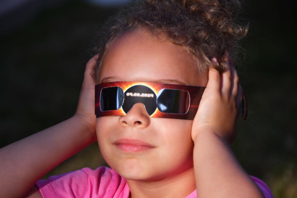 The solar eclipse that is coming o April 8th, it is very important to wear approved eye protection. Eclipse glasses can be ordered online and some local stores and libraries have them. Some 7-11 stores, Lowes sell them and some eye doctors and libraries have the glasses. They will get harder to find closer to the eclipse.