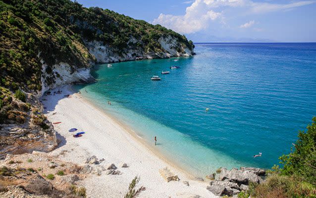 Behind the island's breathtaking coastline and turquoise beaches awaits a violent party destination for deadly brawls and assaults. Picture: Kostis Ntantamis/NurPhoto via Getty Images