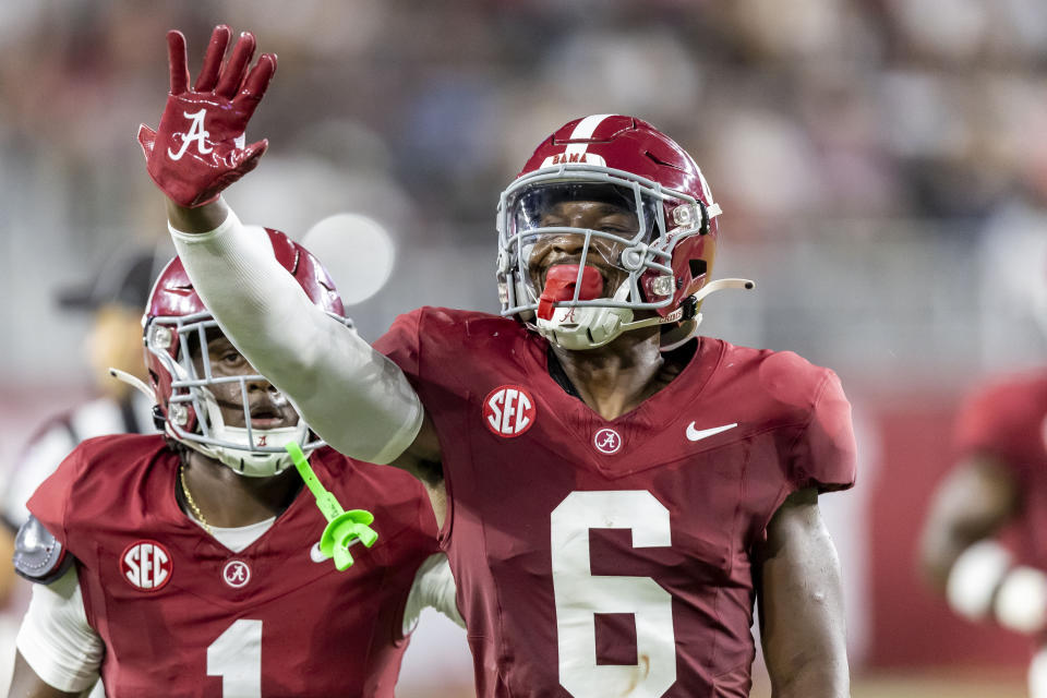 Alabama defensive back Jalen Key was the final pick in the NFL draft.  (AP Photo/Vasya Hunt, File)