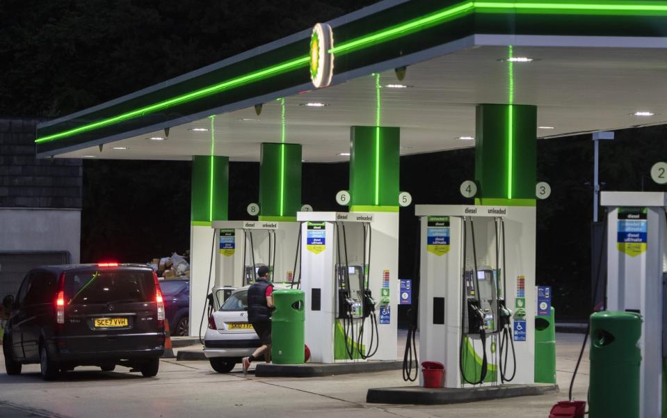 bp petrol station