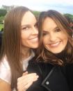 <p>“Celebrating #memorialdayweekend in the #Hamptons with @therealmariskahargitay,” the Oscar winner explained. The friends were obviously having a blast! (Photo: https://www.instagram.com/p/BUnh1ASFk-g/?hl=en) </p>