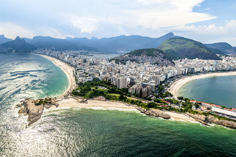 Ipanema, Arpoador y Copacabana en Rio de Janeiro.