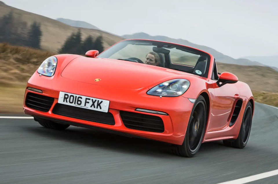 <p>Until 2016, all Porsche Boxsters and Caymans were powered by flat six engines. For the current generation, known as 718, these were replaced by <strong>2.0-</strong> and <strong>2.5-litre</strong> turbocharged flat fours. This led immediately to cries of protest from people who didn’t think that a Porsche should sound like a <strong>Subaru Impreza</strong>.</p><p>A <strong>4.0-litre</strong> flat six was added to the range in 2020, but the flat fours remain available on all but the most expensive versions.</p>