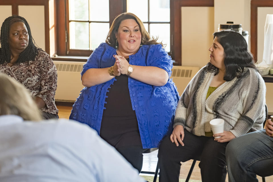 <p>Chrissy Metz as Kate in NBC’s <i>This Is Us</i>.<br>(Photo: Ron Batzdorff/NBC) </p>