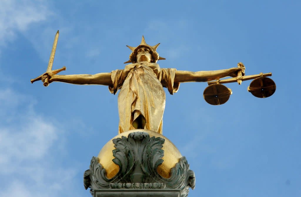 The backlog of adult rape cases waiting to be dealt with by crown courts was 1,309 in April to June (Clara Molden/PA) (PA Wire)