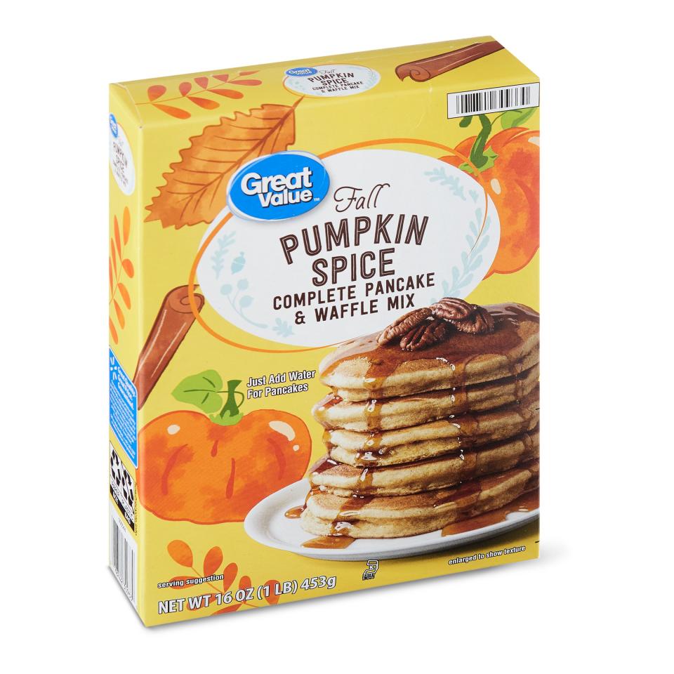 Great Value Pumpkin Spice Pancake and Waffle Mix, 16 oz