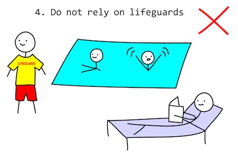 Hurrah for Gin: do not rely on lifeguards - Credit: Hurrah for Gin