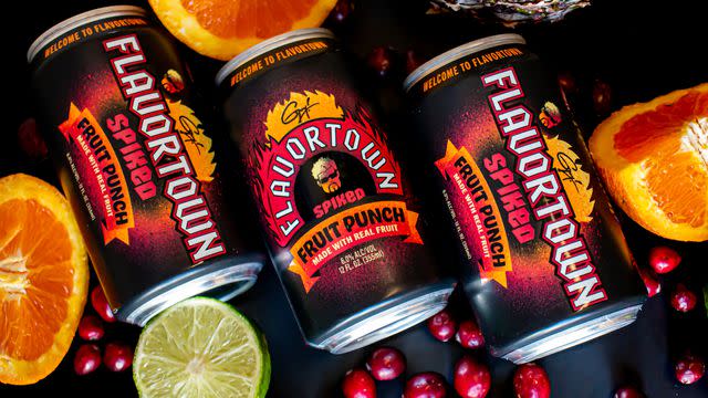 <p>Two Roads Brewing Co</p> Guy Fieri's Flavortown Spiked Fruit Punch