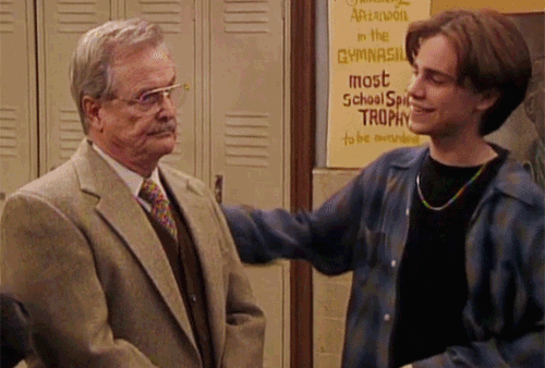 Mr. Feeny is retired — permanently — in the spookiest episode of <em>Boy Meets World</em>. (Courtesy ABC)