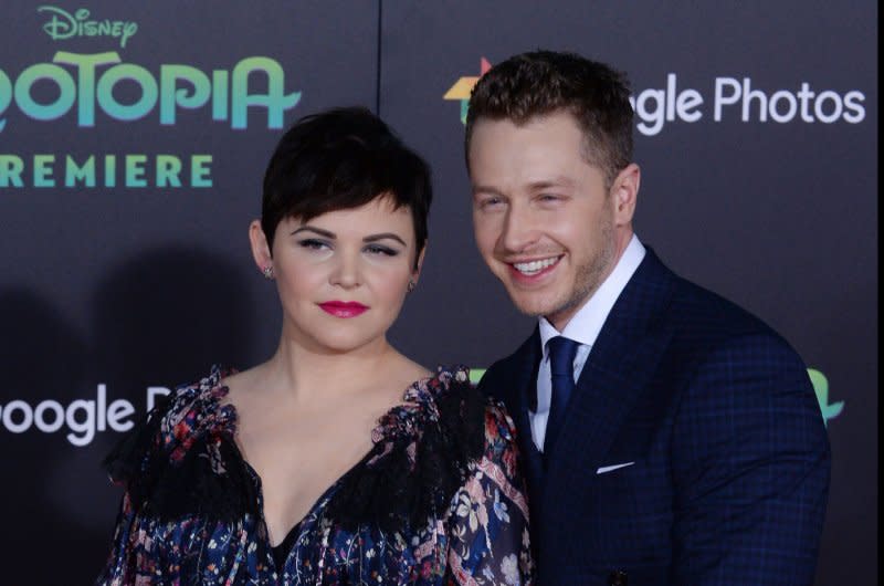 Ginnifer Goodwin (L) and Josh Dallas attend the Los Angeles premiere of "Zootopia" in 2016. File Photo by Jim Ruymen/UPI