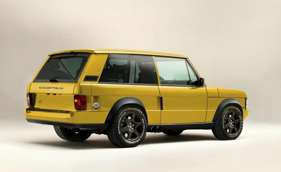 經 Chieftain 改造後的 Land Rover Range Rover 展現了原廠所沒有的濃烈跑格
