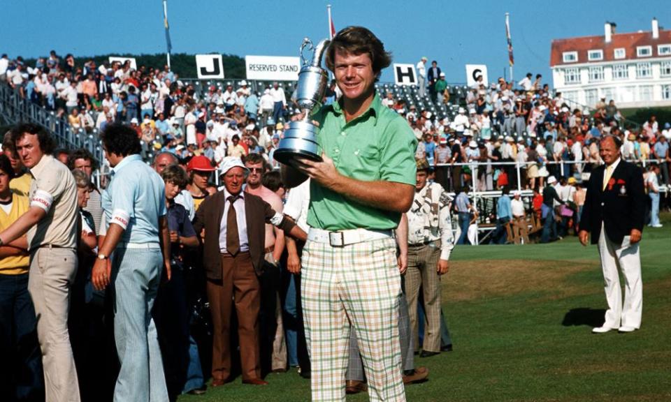 Tom Watson held Jack Nicklaus at bay to win the 1977 Open Championship at Turnberry, nicknamed the Duel in the Sun.