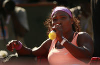 Tennis - French Open - Roland Garros, Paris, France - 4/6/15 Women's Singles - USA's Serena Williams during the semi final Action Images via Reuters / Jason Cairnduff Livepic