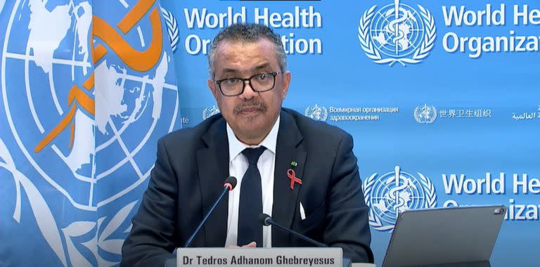 El director general de la Organización Mundial de la Salud (OMS), Tedros Adhanom Ghebreyesus