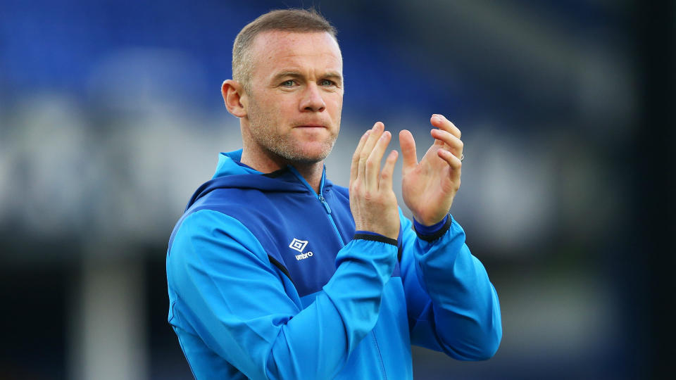 Saying goodbye: Wayne Rooney is set to leave Everton for the United states