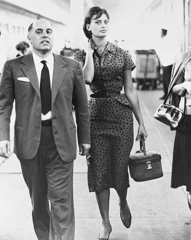 1957: Sophia Loren and Carlo Ponti