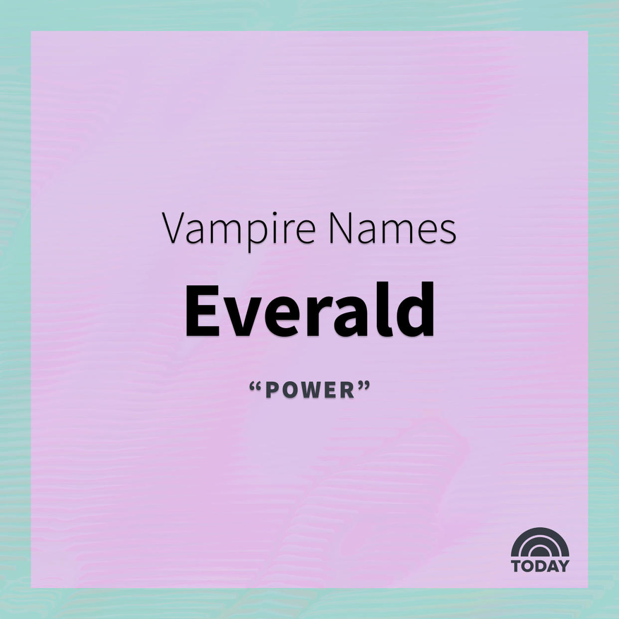 Vampire Names