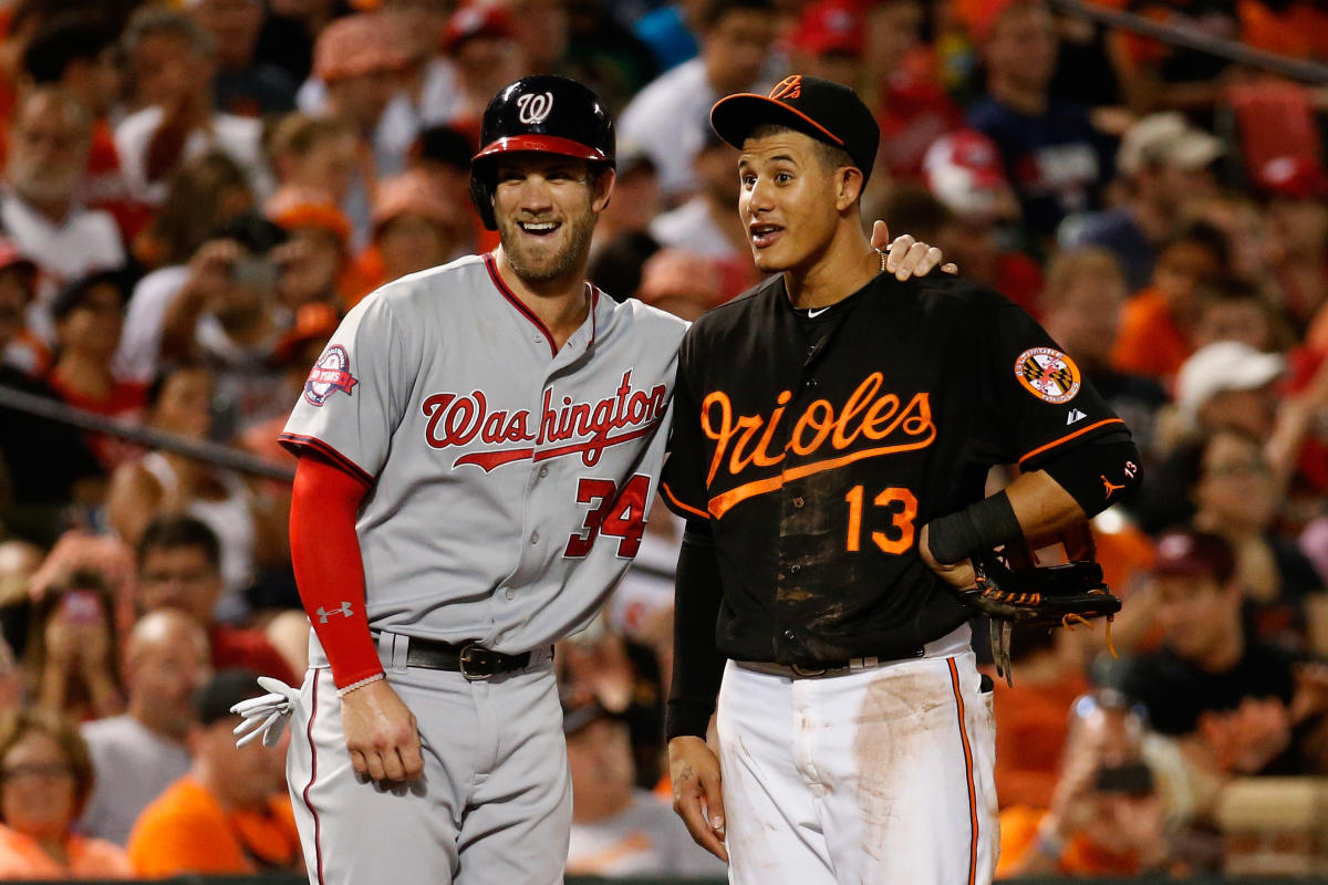 The Phillies are a sportsbooks favorite to sign Bryce Harper and Manny Machado
