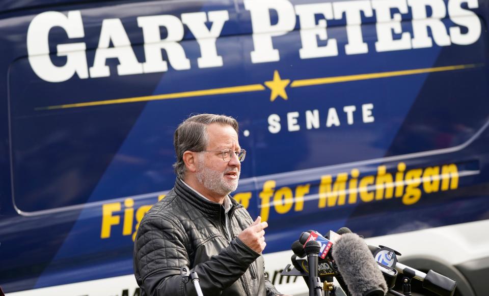 Sen. Gary Peters (D-Mich.) is widely being discussed as the next potential chair of the Democratic Senatorial Campaign Committee.  (Photo: Carlos Osorio/Associated Press)