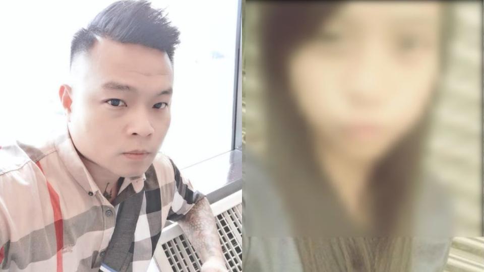 陳修將坦承抓胡女頭髮撞牆致死。（合成圖／翻攝自陳修將、胡女臉書）