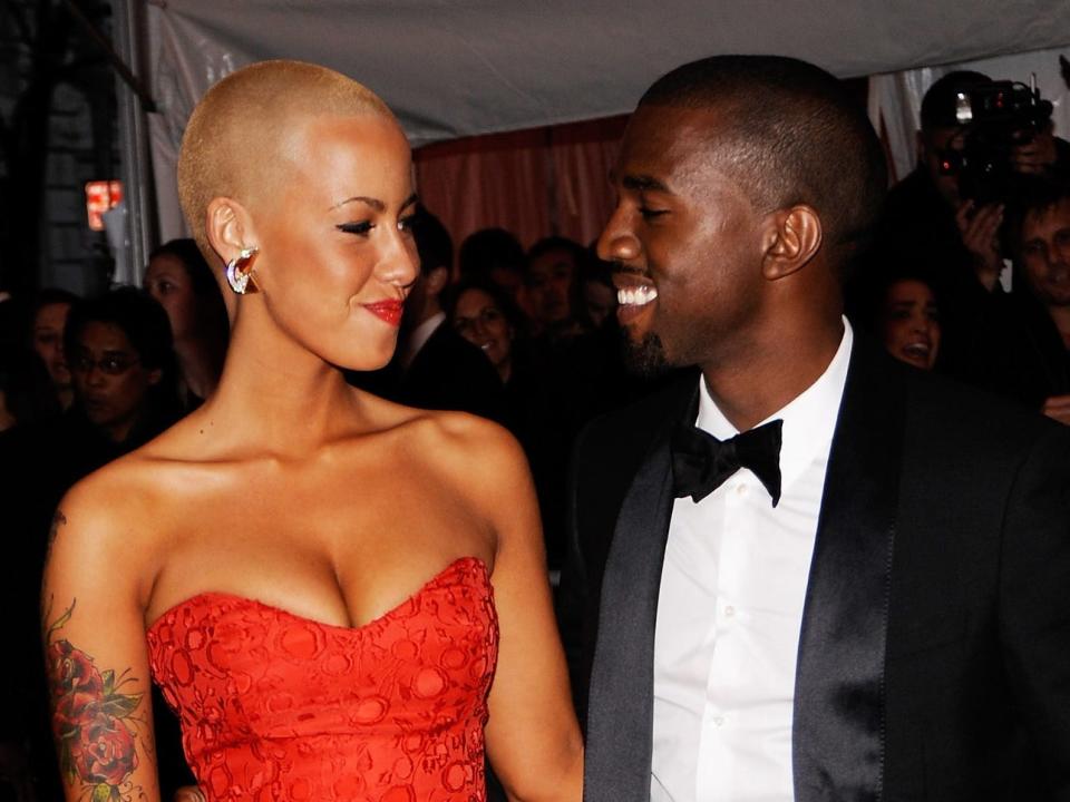 kanye west amber rose