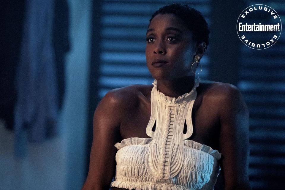 Lashana Lynch from <em>Captain Marvel</em> plays a double-0 agent named Nomi. “She is a fierce, opinionated working woman,” says the actress.