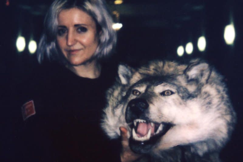 Director Jacqueline Castel poses with the wolf from "My Animal." Photo courtesy of Andrew Simpson