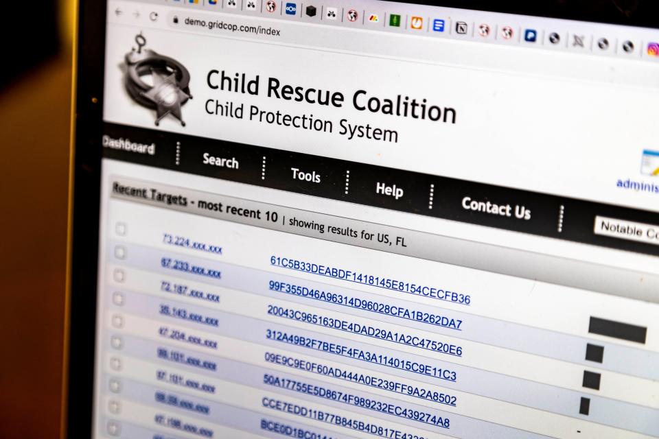 The Child Protection System is used to track down and convict individuals and networks that sexually exploit children.