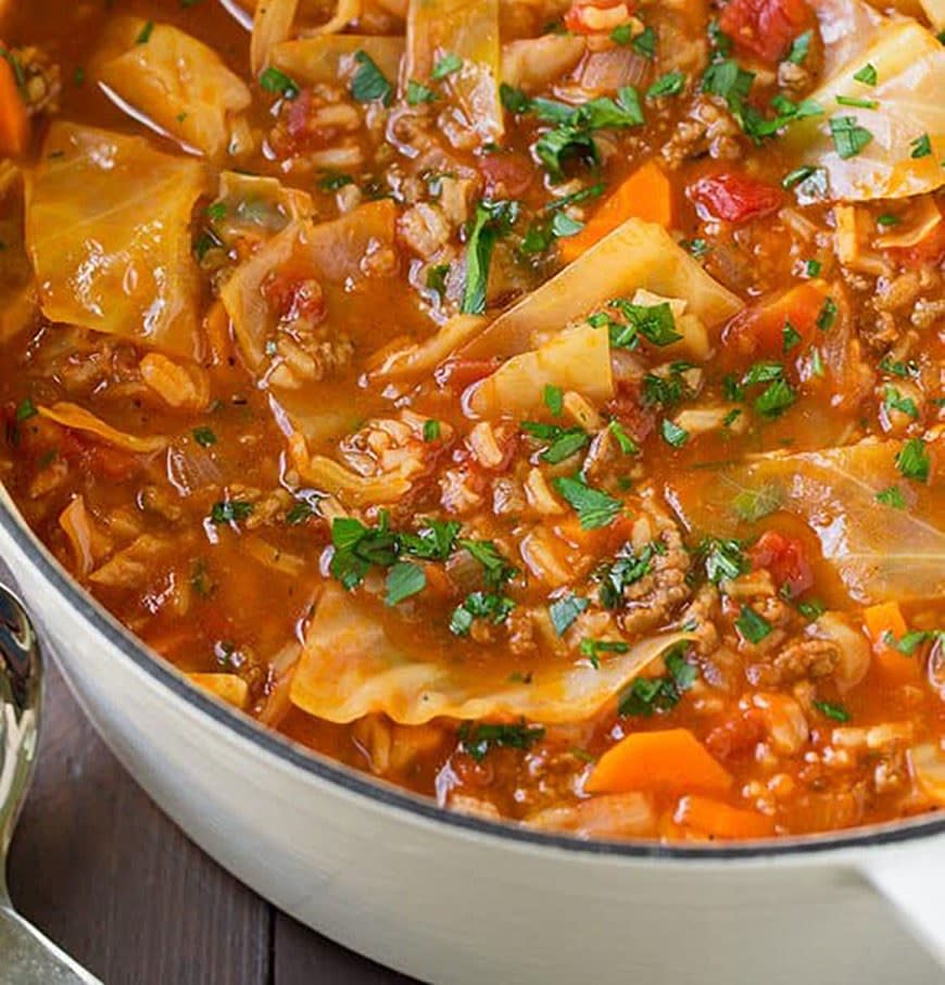 Cabbage Roll Soup from Cooking Classy