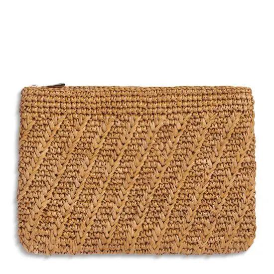 <p><a href="https://www.aerin.com/allegra-raffia-pouch-21122086/" rel="nofollow noopener" target="_blank" data-ylk="slk:Shop Now;elm:context_link;itc:0;sec:content-canvas" class="link ">Shop Now</a></p><p>Allegra Raffia Pouch</p><p>$75.00</p><p>aerin.com</p>