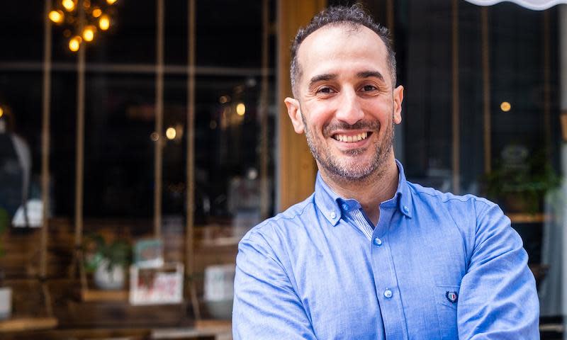 <span>The cafe’s owner, Adonis Norouznia, says he will upgrade the extractor fan so that vegan customers don’t smell meat cooking.</span><span>Photograph: Nomas Gastrobar</span>