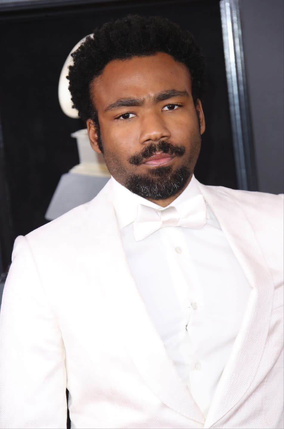 <p>Renaissance Hollywood man and current conquerer of the music and entertainment industry, Donald Glover knows that a well-maintained mustache is essential to any look. </p>