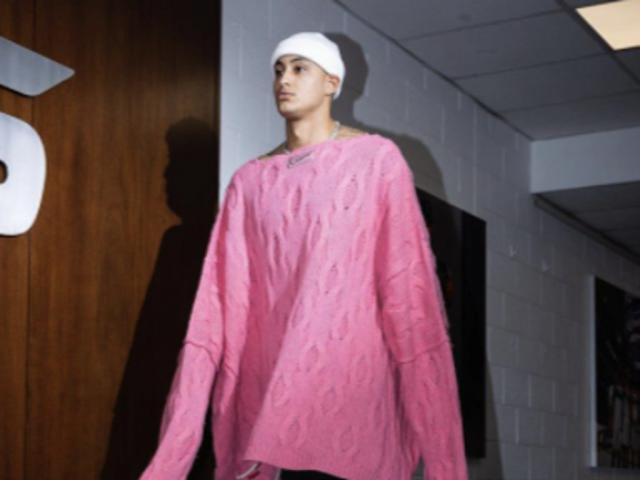 NBA star Kyle Kuzma roasted for wearing oversized pink sweater