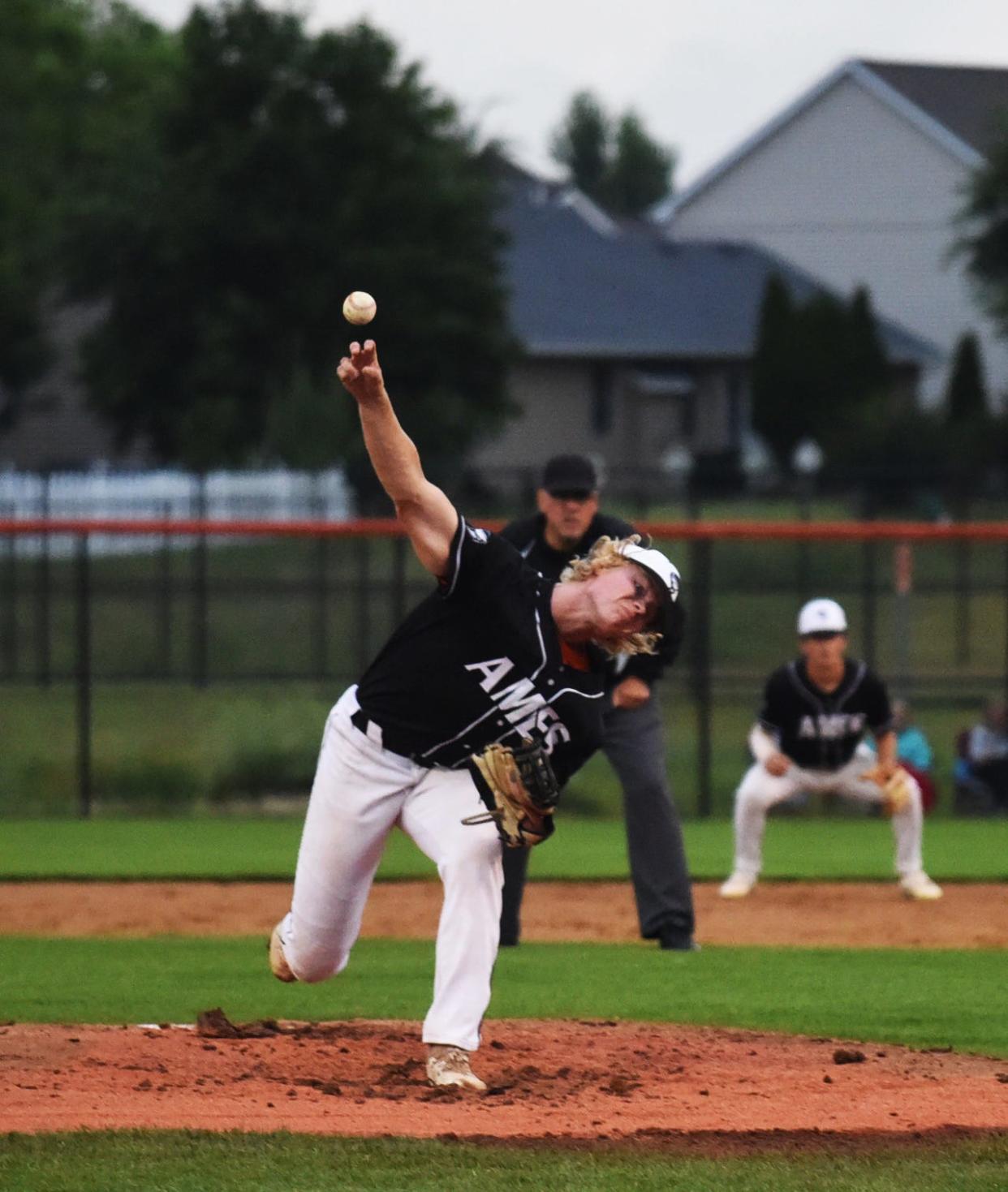 Ames senior and Iowa baseball commit Carter Geffre was a workhorse on the mound as an all-state pitcher for last year's Little Cyclone team.