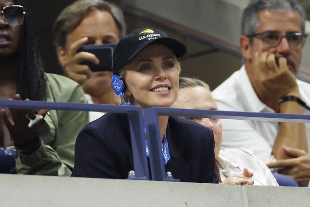 Chloe Grace Moretz and girlfriend Kate Harrison attend the 2023 US Open  Tennis Championships in New