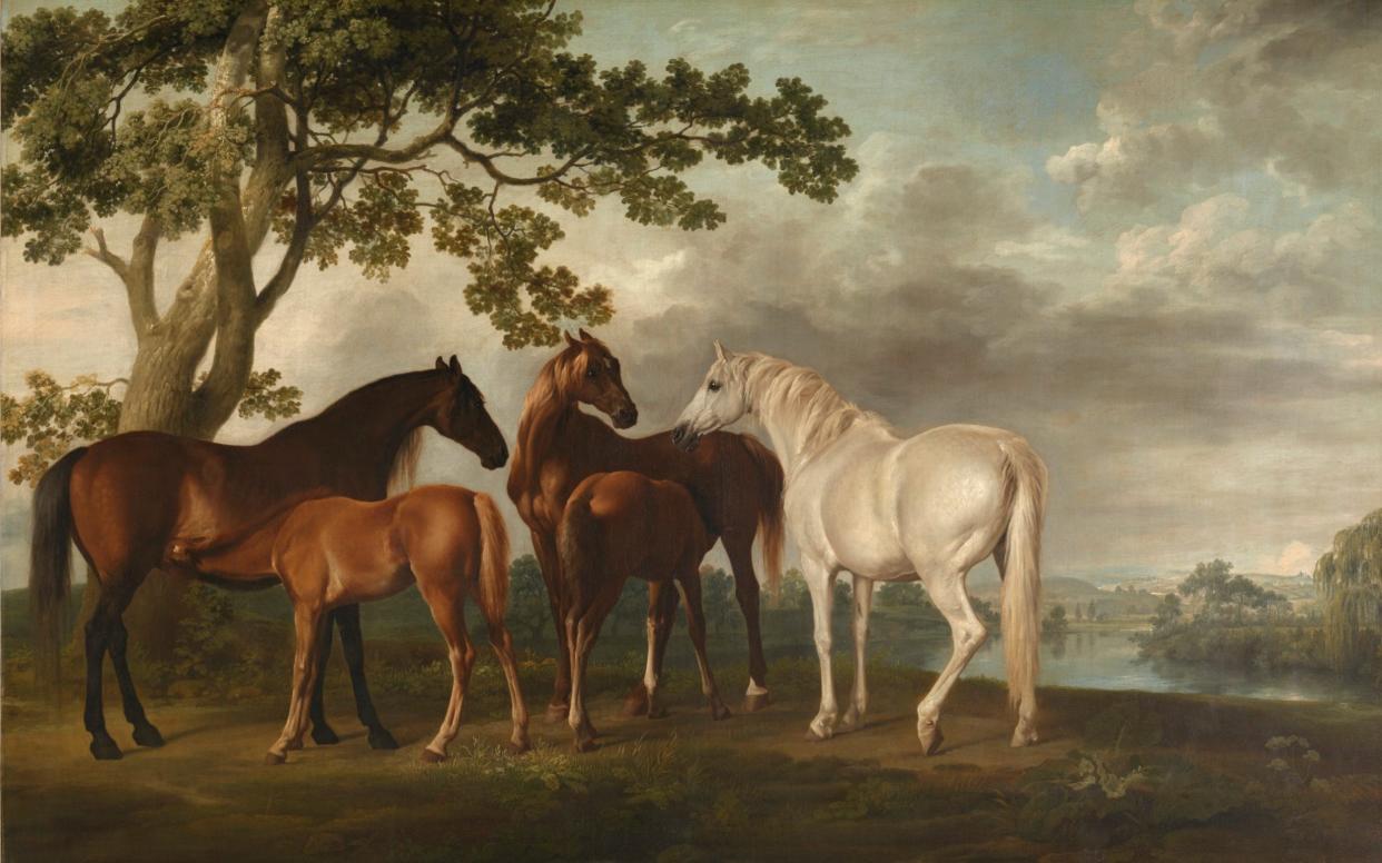 Mares and Foals in a River Landscape, 1763-68 - © Tate / Tate Images