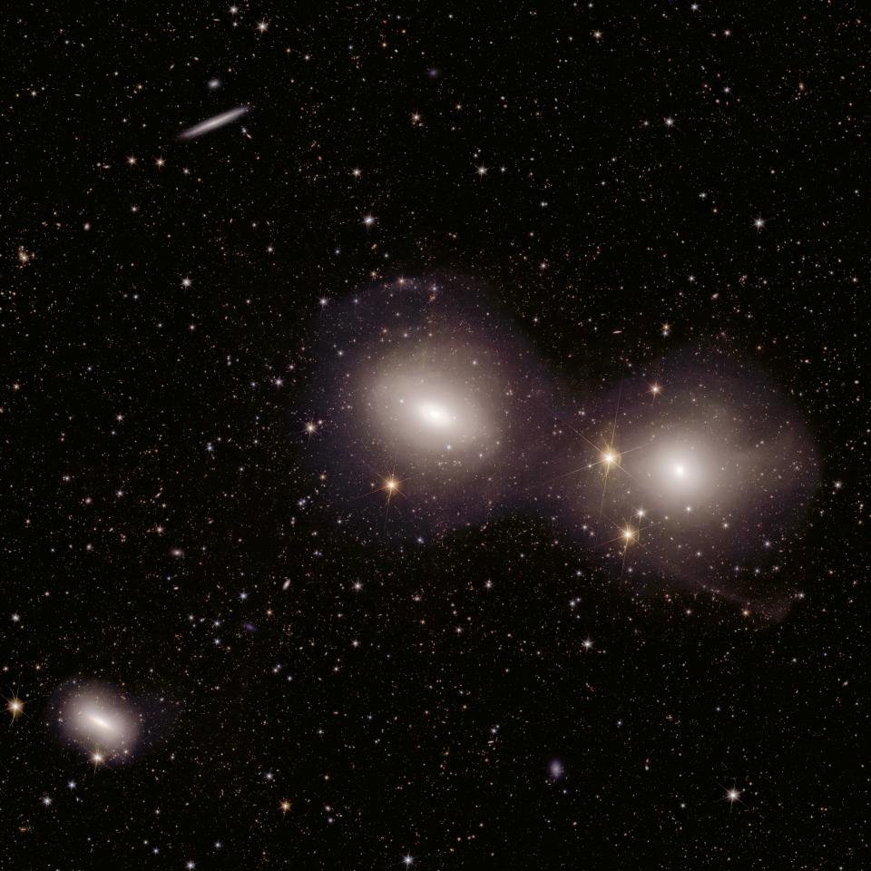 Handout photo of the Dorado Group of galaxies as captured by the Euclid telescope. The Dorado Group of galaxies is one of the richest galaxy groups in the southern hemisphere.