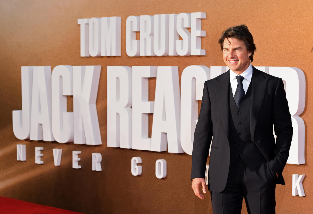 Tom Cruise bei der Filmpremiere des zweiten “Jack Reacher”-Films im Oktober 2016 in London. (Bild: Rex Features)