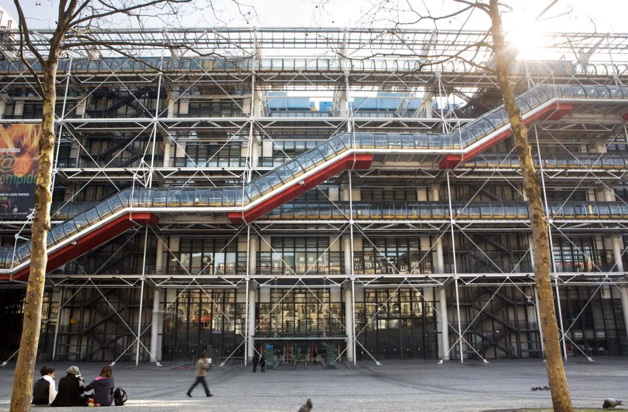 The facade of the Pompidou contemporary art centre in Paris (AFP via Getty Images)