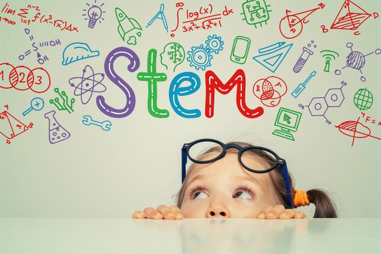 <span class="caption">Schools play a key role in developing STEM engagement.</span> <span class="attribution"><a class="link " href="https://www.shutterstock.com/download/success?u=http%3A%2F%2Fdownload.shutterstock.com%2Fgatekeeper%2FW3siZSI6MTU2NTczMTIzMSwiYyI6Il9waG90b19zZXNzaW9uX2lkIiwiZGMiOiJpZGxfMTE2MTg3MjE0NiIsImsiOiJwaG90by8xMTYxODcyMTQ2L21lZGl1bS5qcGciLCJtIjoxLCJkIjoic2h1dHRlcnN0b2NrLW1lZGlhIn0sImxVcXgwS1lrVVM0Q3ZTY2QvZDFidDN4RVpqSSJd%2Fshutterstock_1161872146.jpg&pi=33421636&m=1161872146&src=fnctXdBPnaH_AUKDNnrdHw-1-12" rel="nofollow noopener" target="_blank" data-ylk="slk:Shutterstock;elm:context_link;itc:0;sec:content-canvas">Shutterstock</a></span>