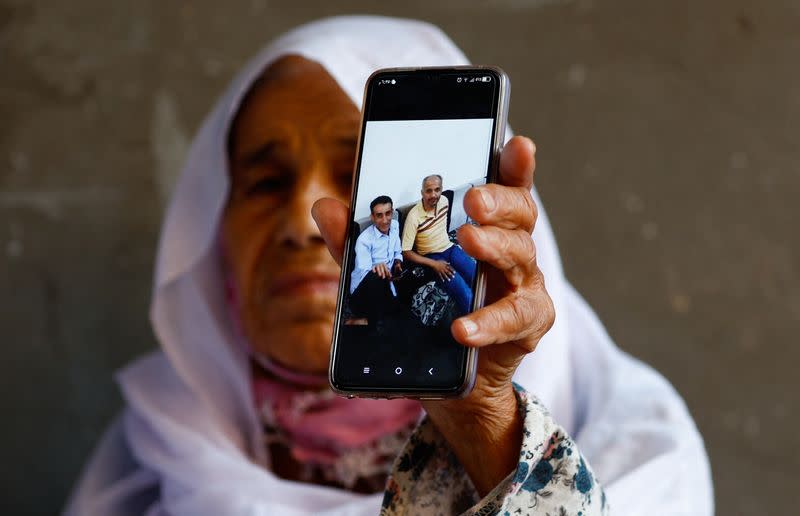 Family from Gaza affected by floods in Deir Al-Balah