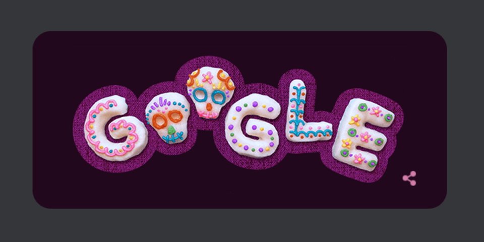 Google’s latest Doodle celebrating Day of the Dead (Google)