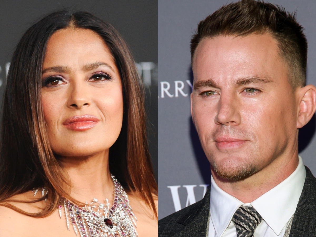 Salma Hayek Teases Channing Tatums Ripped Abs in Steamy Photo for Upcoming Magic Mike Sequel picture image